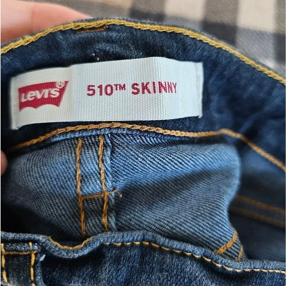 Levi's 510 Skinny Blue Jeans - Picture 4 of 7